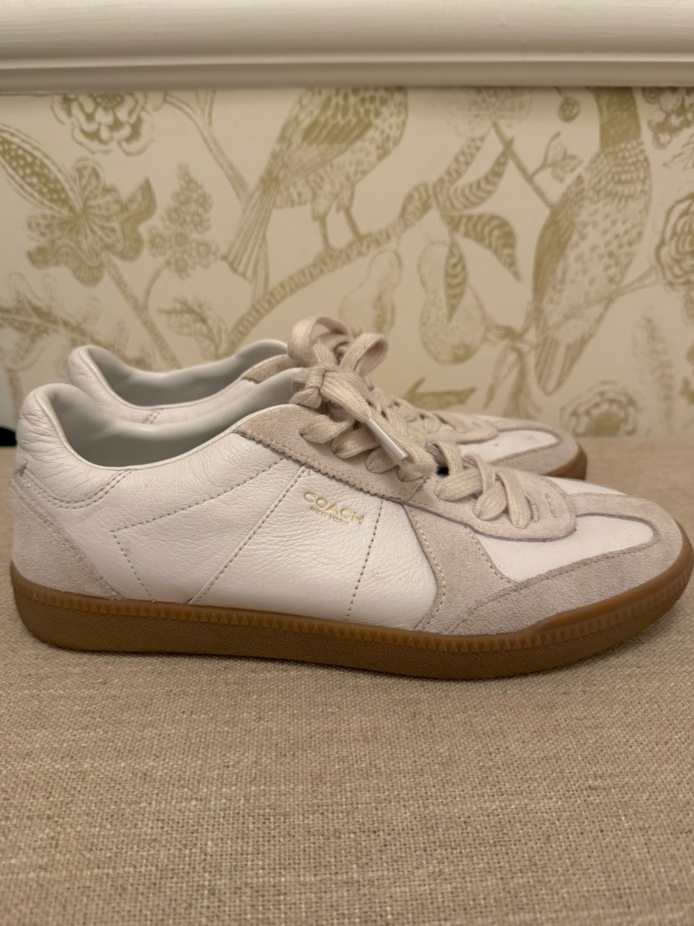 Coach Ellis White Leather Sneakers